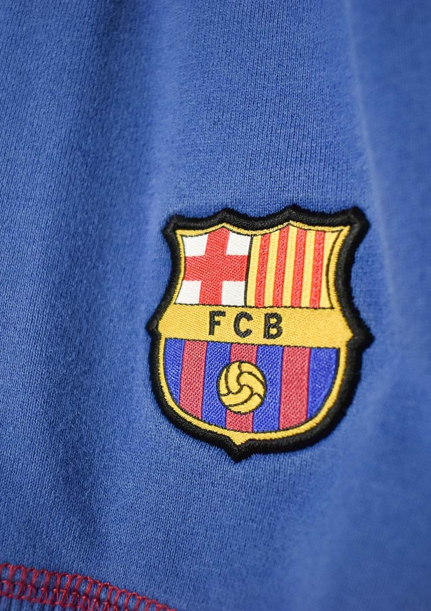 Blue Nike FC Barcelona Hoodie - Small
