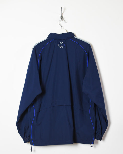 Vintage 10s+ Navy Nike Chelsea FC Windbreaker Jacket - Medium Polyester ...