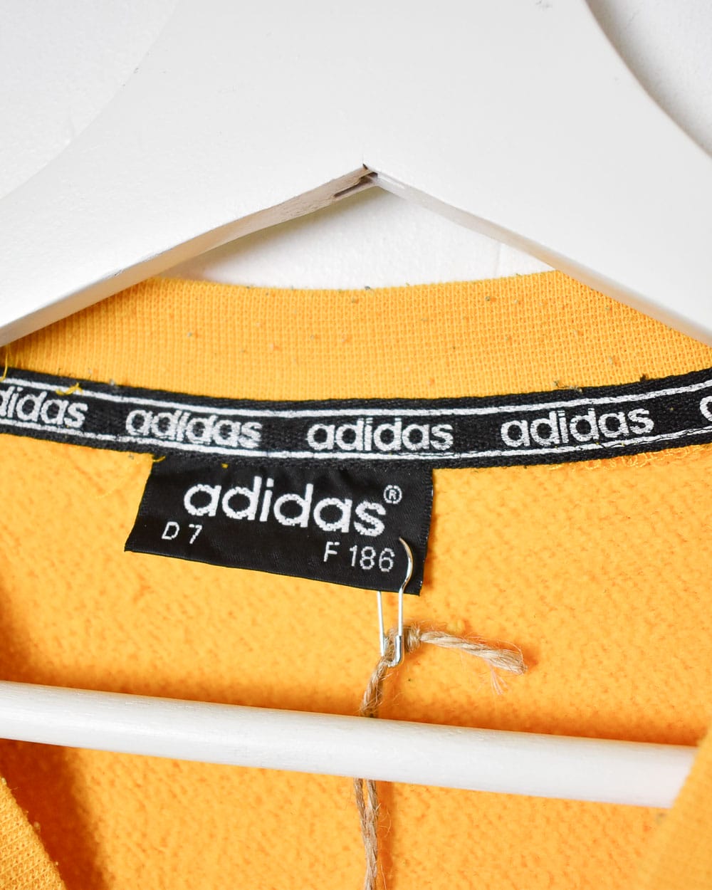 Yellow Adidas Sweatshirt - Large