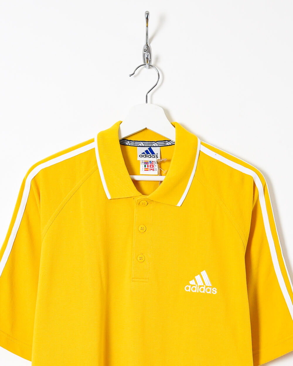 Adidas Polo Shirt - Large - Domno Vintage 90s, 80s, 00s Retro and Vintage Clothing 