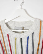 Colo Colucci Knitted Sweatshirt - X-Large - Domno Vintage 90s, 80s, 00s Retro and Vintage Clothing 
