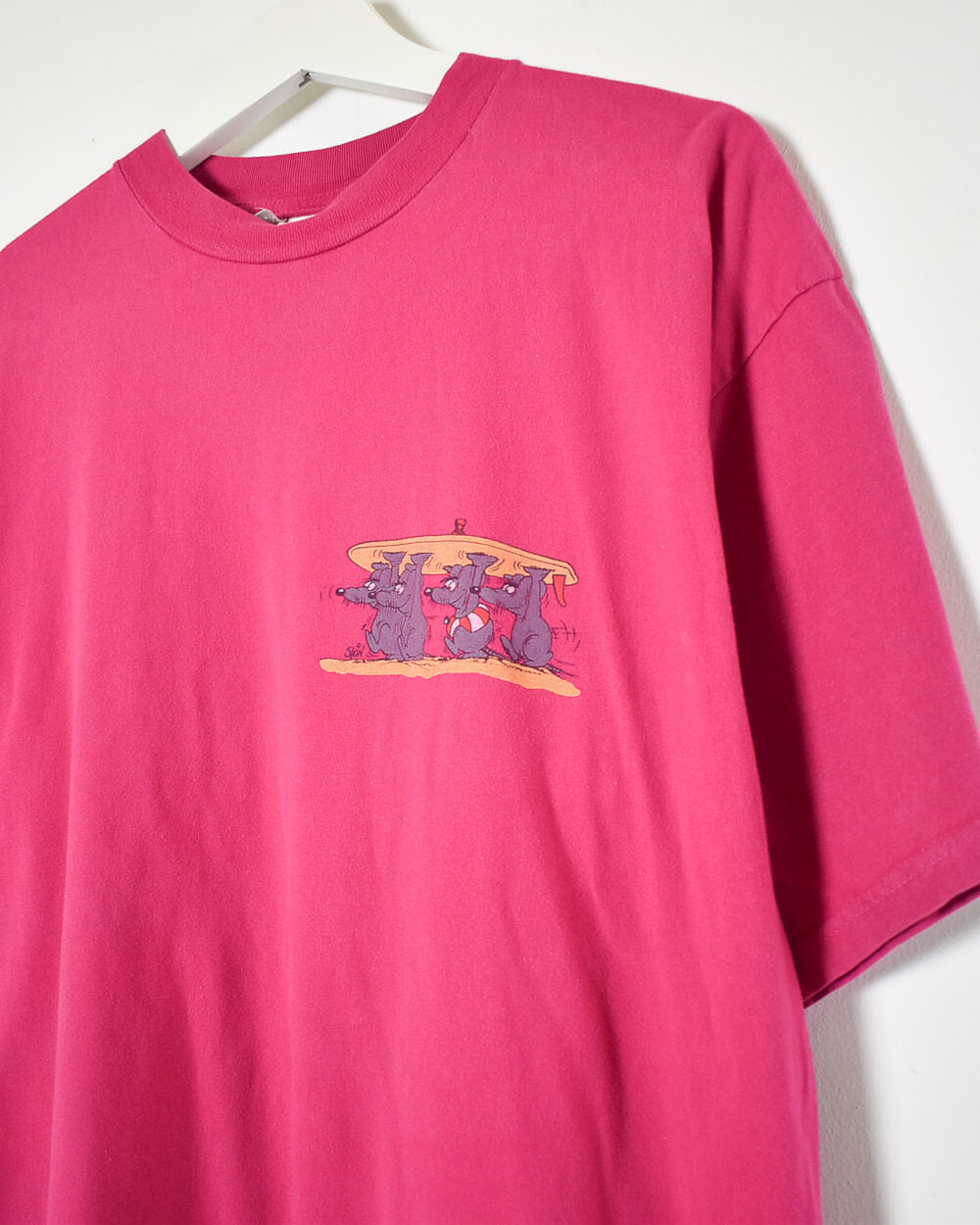 Pink Vintage T-Shirt - X-Large