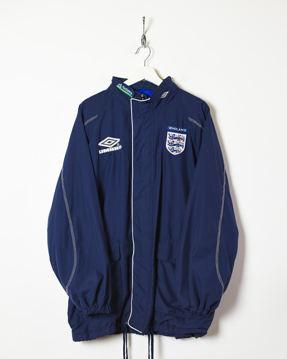 Navy Nike 90s England National Football Team Training Jacket - X-Large
