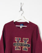 Henryetta Sweatshirt - X-Large - Domno Vintage 90s, 80s, 00s Retro and Vintage Clothing 