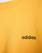 Yellow Adidas Sweatshirt - Large