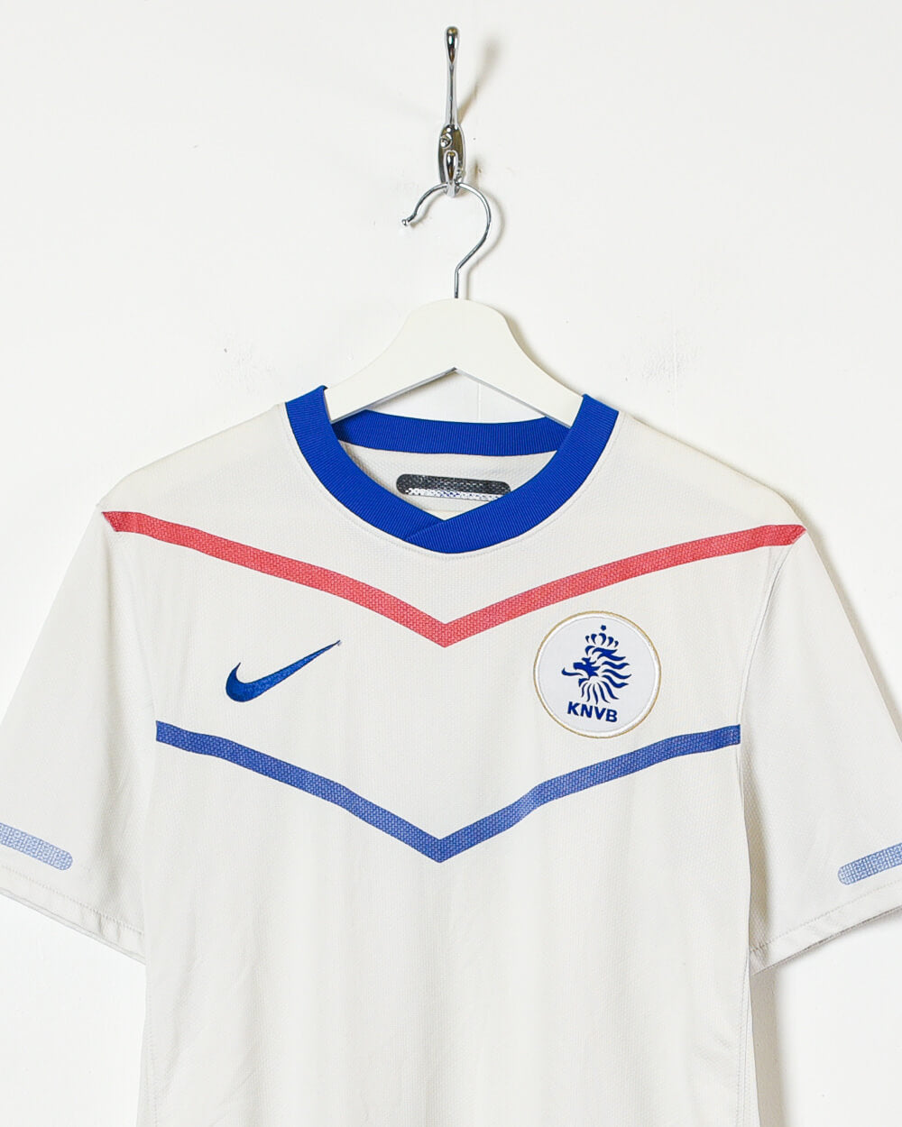 White Nike Holland 2010/12 Away Football Shirt - Medium