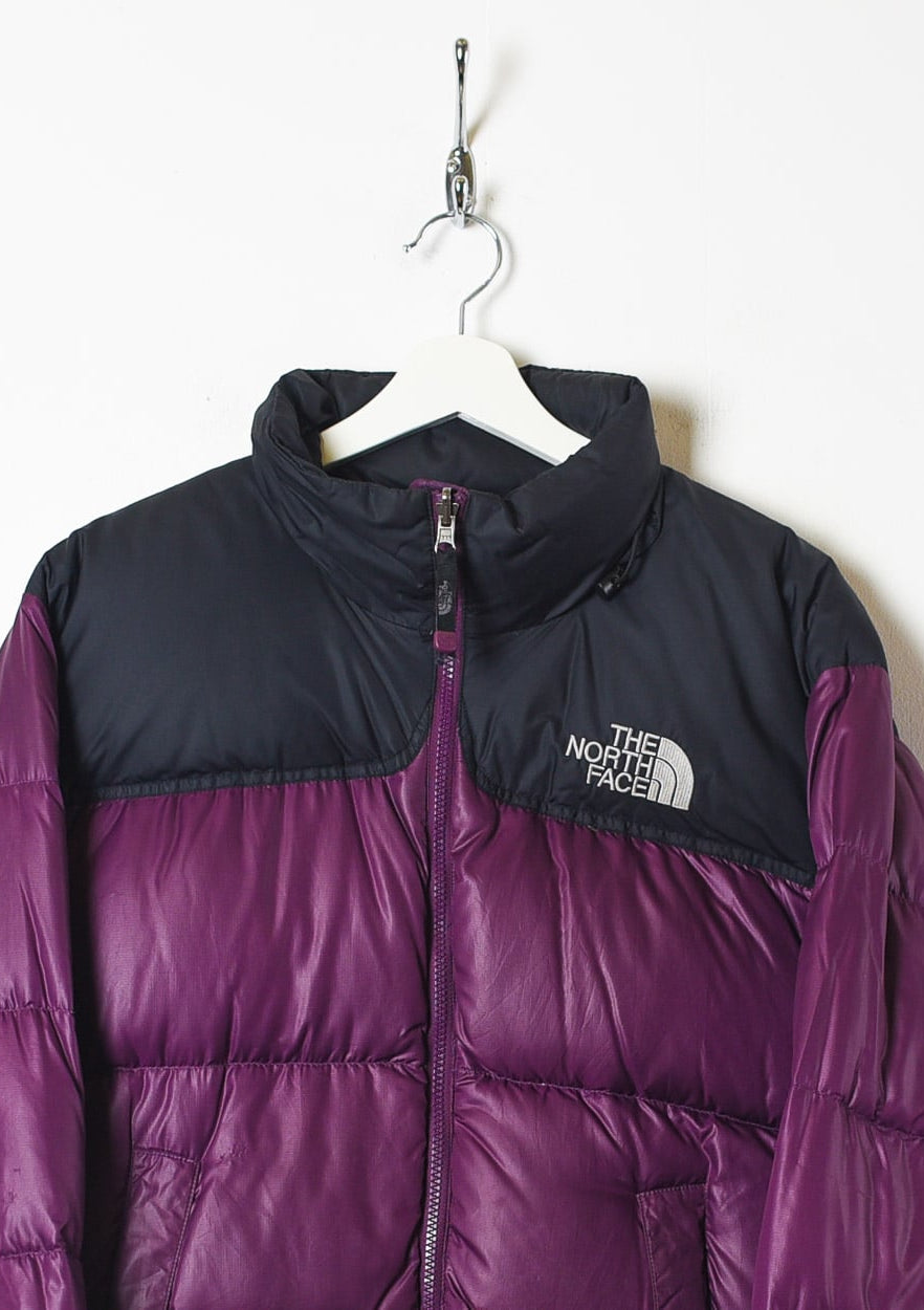 Purple The North Face Nupste 700 Puffer Jacket - Small