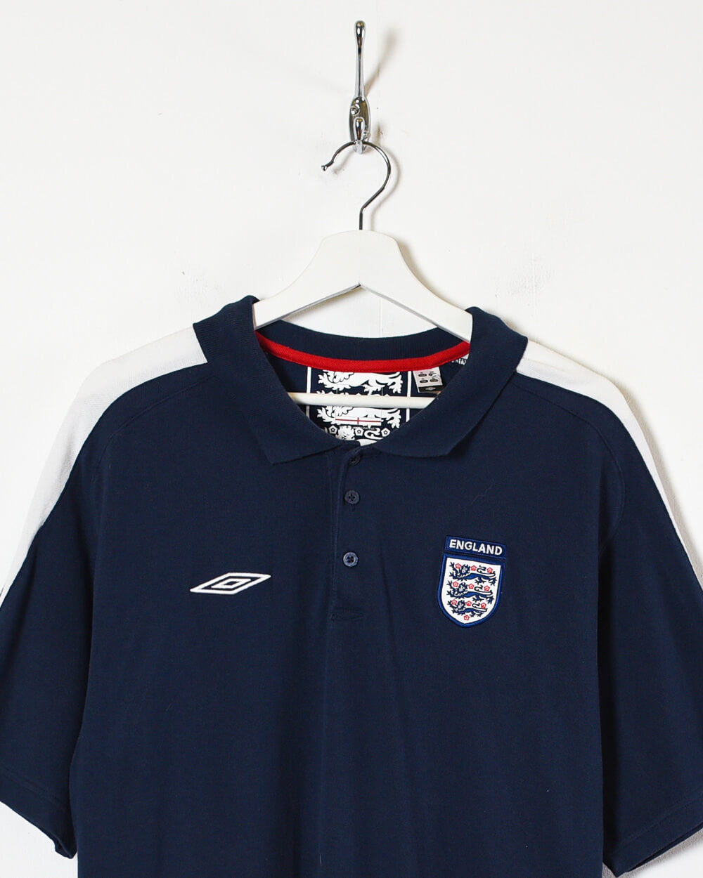 Umbro England 00s Polo Shirt - X-Large