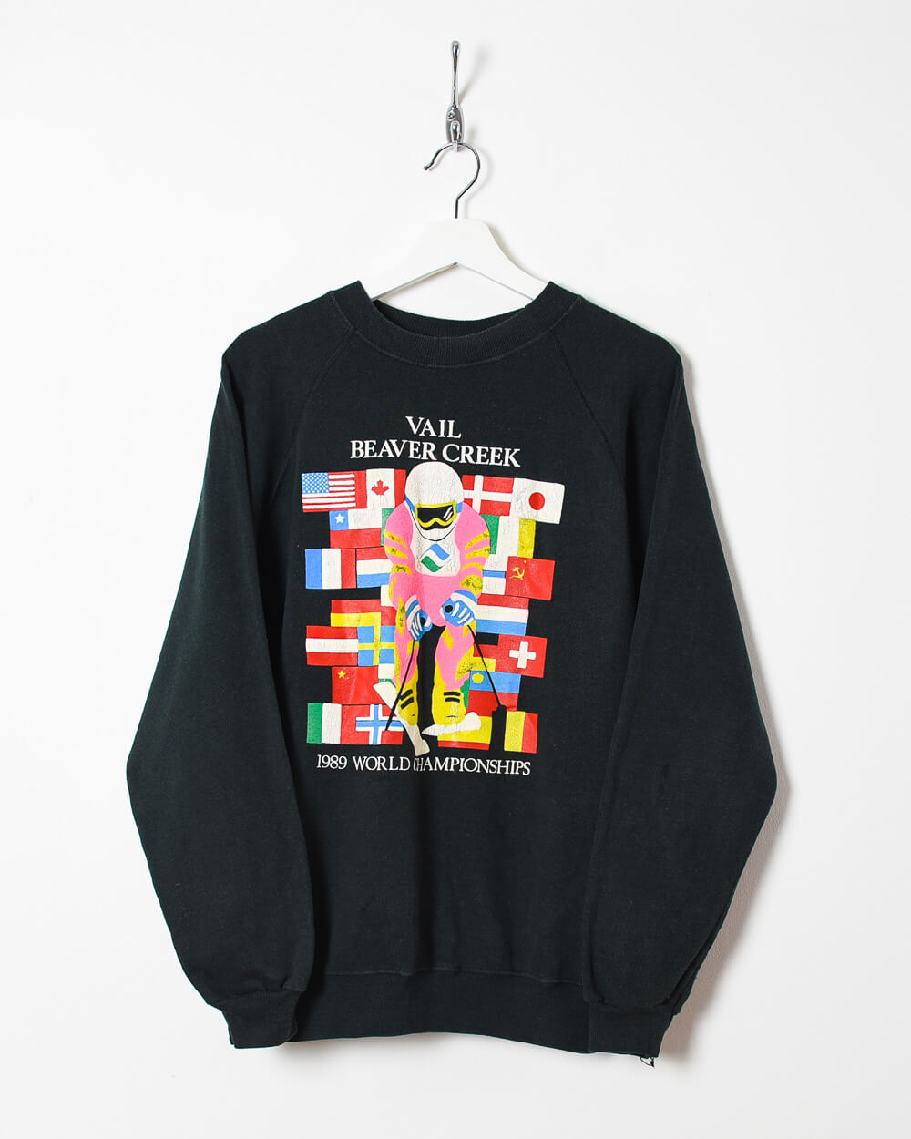 90s selling World Cup Downhill Skiing Vail Crewneck Sweatshirt