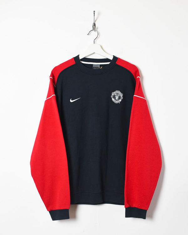Black Nike 2003/04 Manchester United Training Sweatshirt - Large