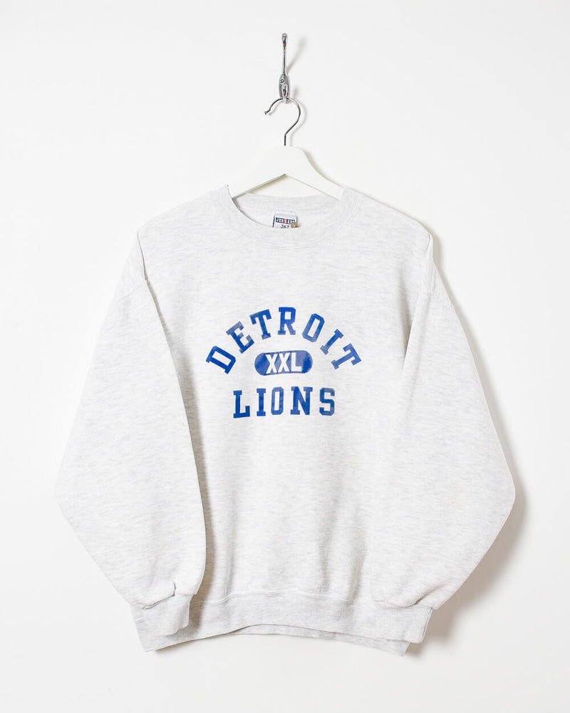 Jerzees Detroit Lions Sweatshirt - Medium - Domno Vintage 90s, 80s, 00s Retro and Vintage Clothing 