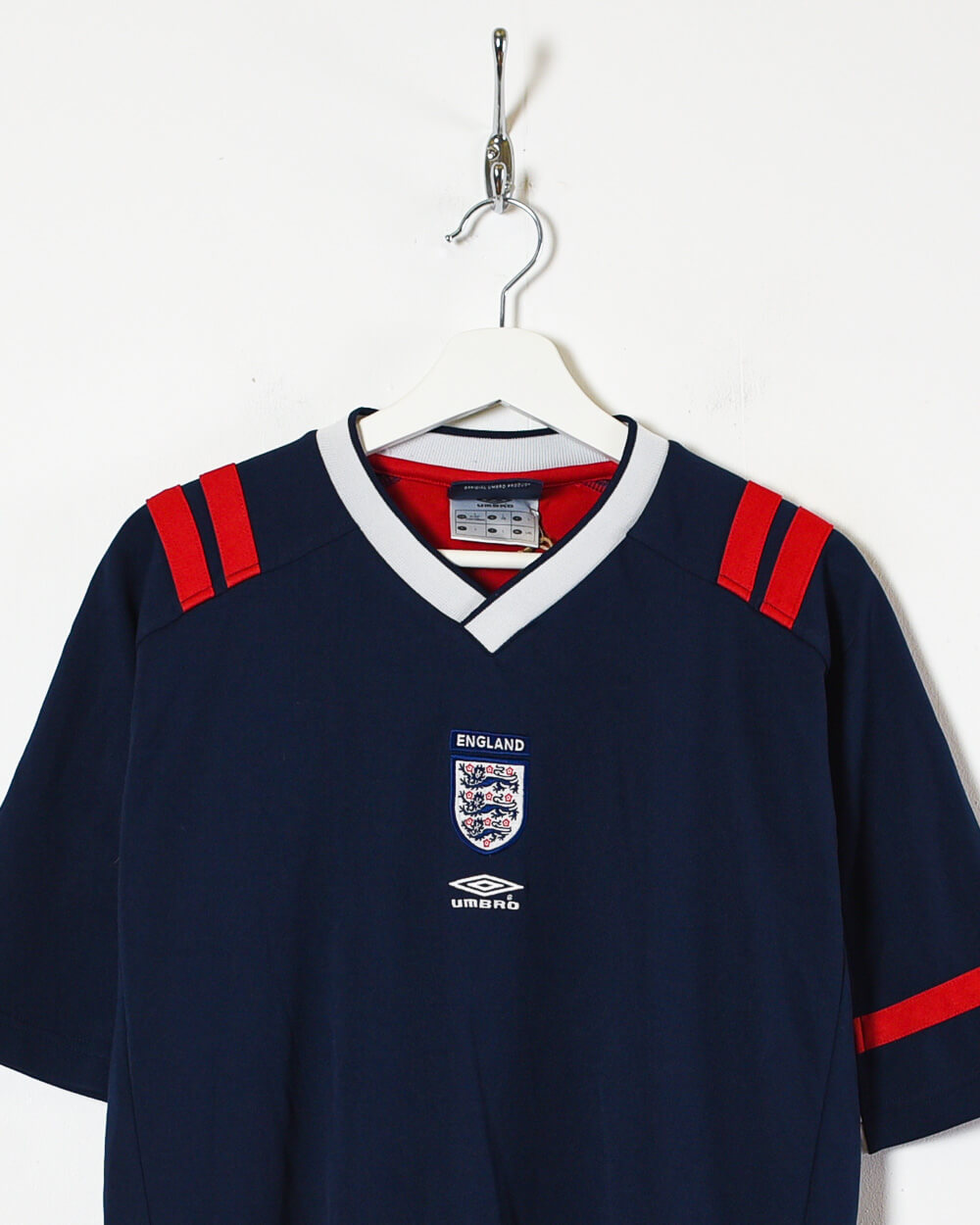 Navy Umbro England 2004/05 Training Football Shirt - Large