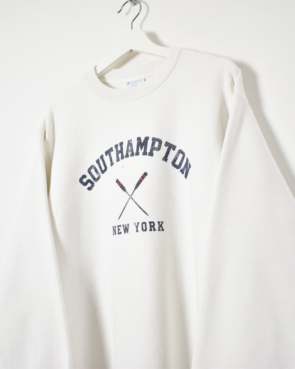 Champion Southampton New York Reverse Weave Sweatshirt - Large - Domno Vintage 90s, 80s, 00s Retro and Vintage Clothing 