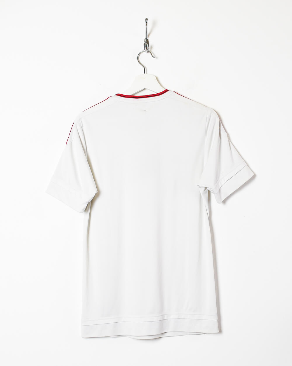 White Adidas 2015/16 Manchester United Away Shirt - Small