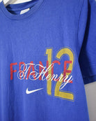 Nike France 12 T.Henry T-Shirt - Small - Domno Vintage 90s, 80s, 00s Retro and Vintage Clothing 