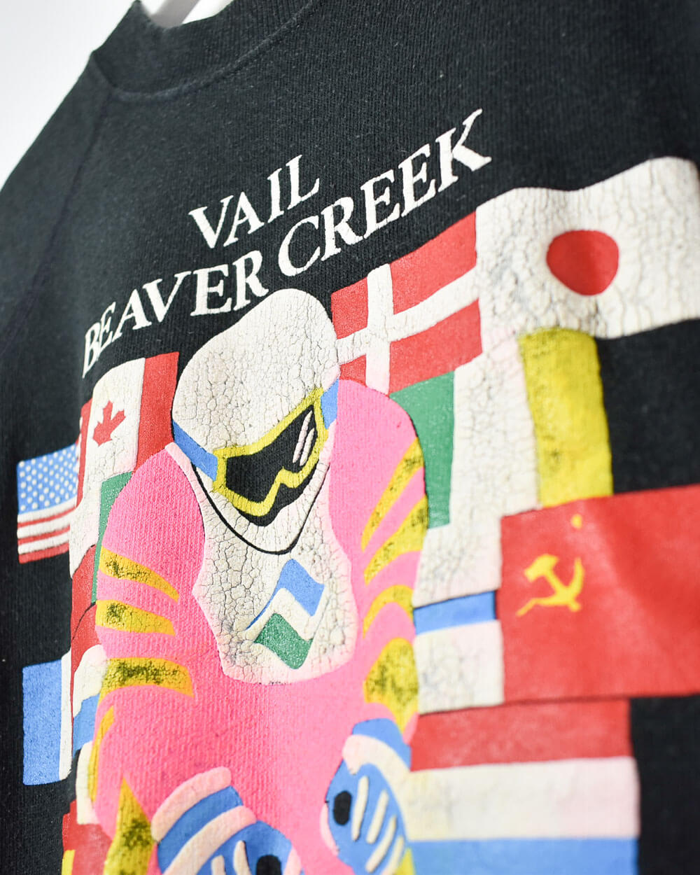 Vail Beaver Creek 1989 World Championships Sweatshirt - Small - Domno Vintage 90s, 80s, 00s Retro and Vintage Clothing 
