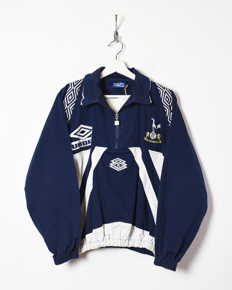Vintage Umbro Track Jacket Mens Large Blue Athletic Full Zip