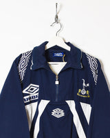 Vintage 90s Navy Umbro Tottenham Hotspur FC Training Jacket - X