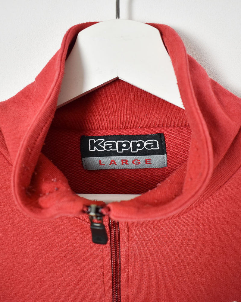 Kappa 1/4 Zip Sweatshirt - Large - Domno Vintage 90s, 80s, 00s Retro and Vintage Clothing 