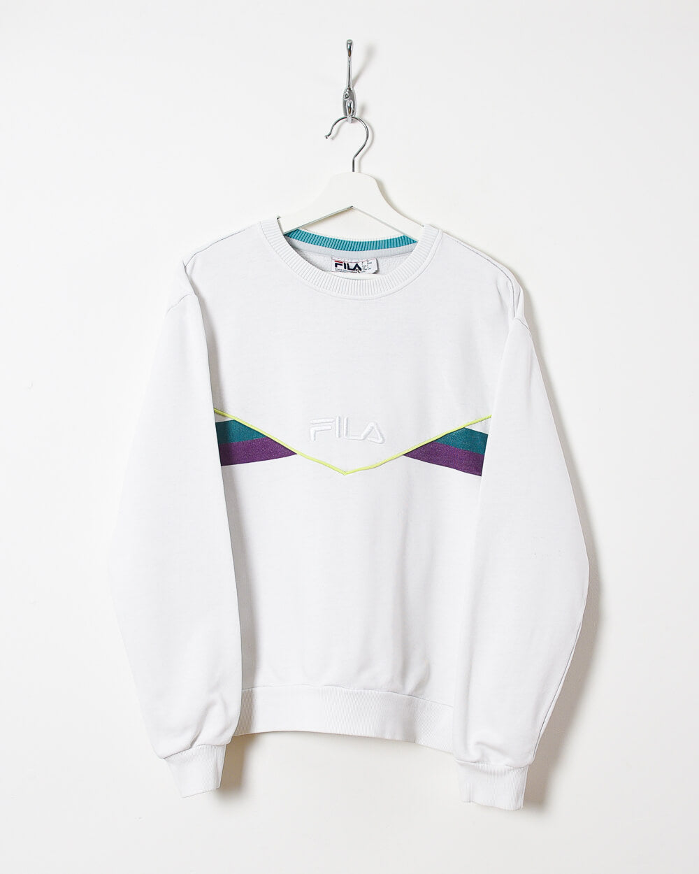 Fila Women's Sweatshirt - Large - Domno Vintage 90s, 80s, 00s Retro and Vintage Clothing 