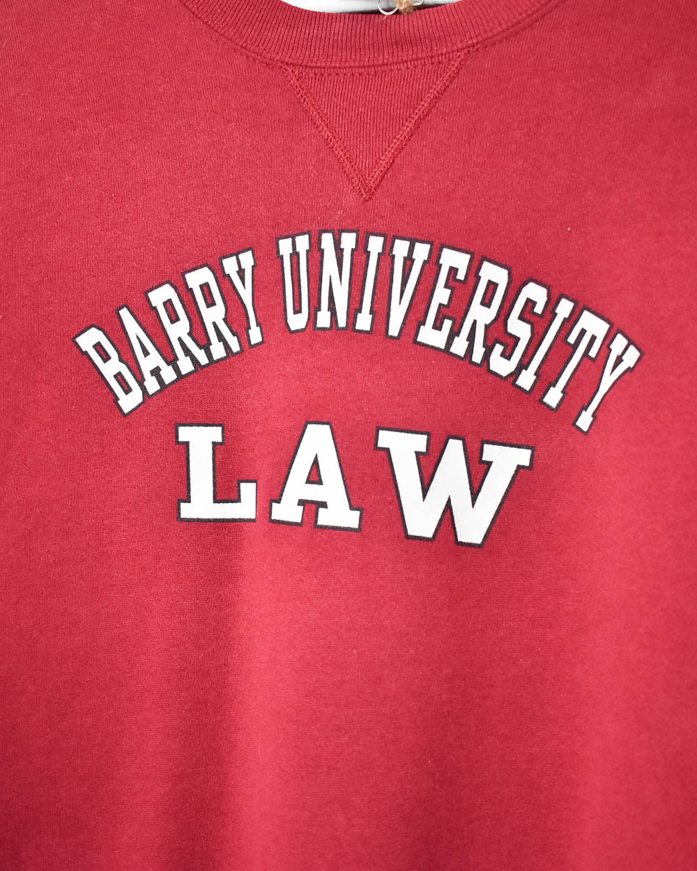 Red Barry University Law Sweatshirt - Medium