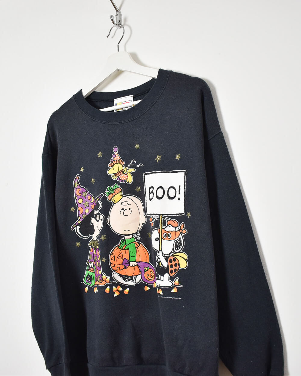 Snoopy Dog Boo Sweatshirt - Medium - Domno Vintage 90s, 80s, 00s Retro and Vintage Clothing 