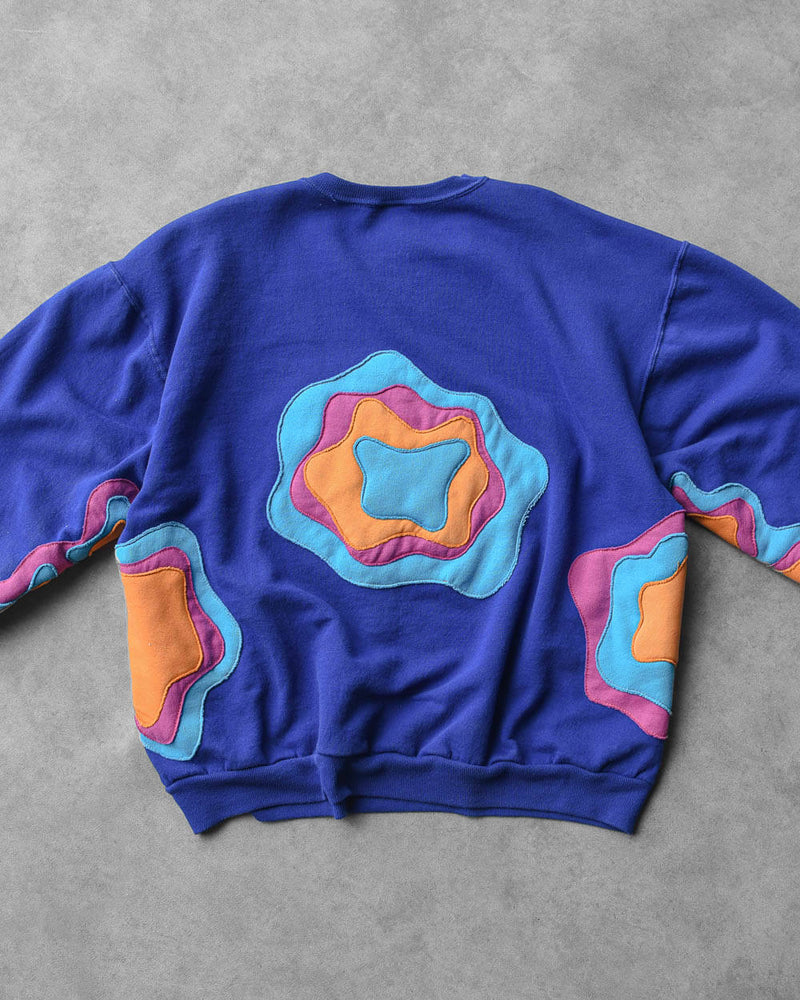 Custom Reworked Nike Topographic Sweatshirt - Medium