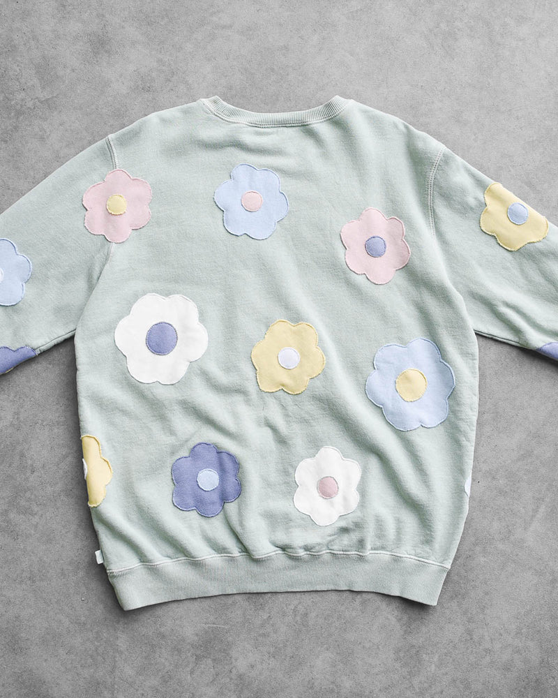 Custom Reworked Nike Flowers Sweatshirt - Small
