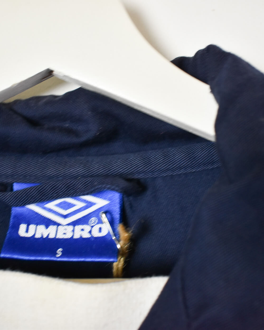 Navy Umbro Pro Training Tottenham Hotspur FC 1/2 Zip Pullover Drill Jacket -  Small