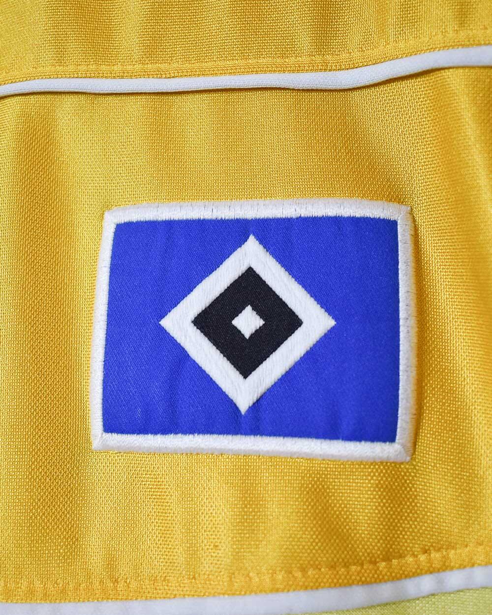 Yellow Nike Hamburger SV Goalkeepers 90s Football Shirt - XX-Large