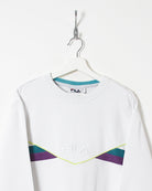 Fila Women's Sweatshirt - Large - Domno Vintage 90s, 80s, 00s Retro and Vintage Clothing 