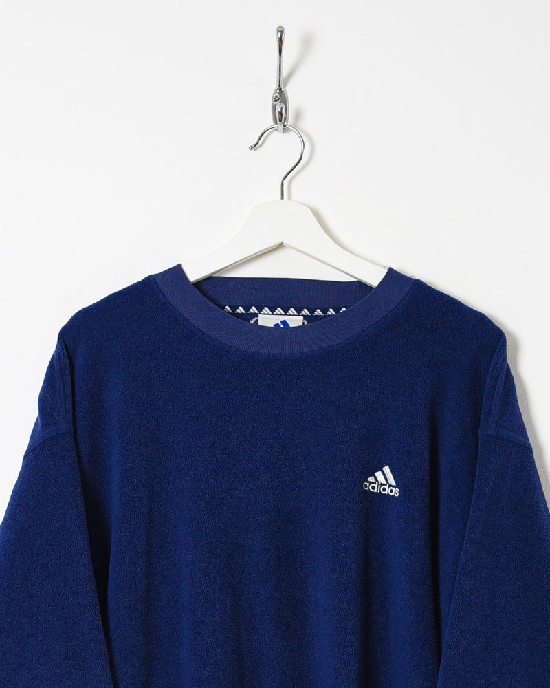 Adidas Pullover Fleece - X-Large - Domno Vintage 90s, 80s, 00s Retro and Vintage Clothing 