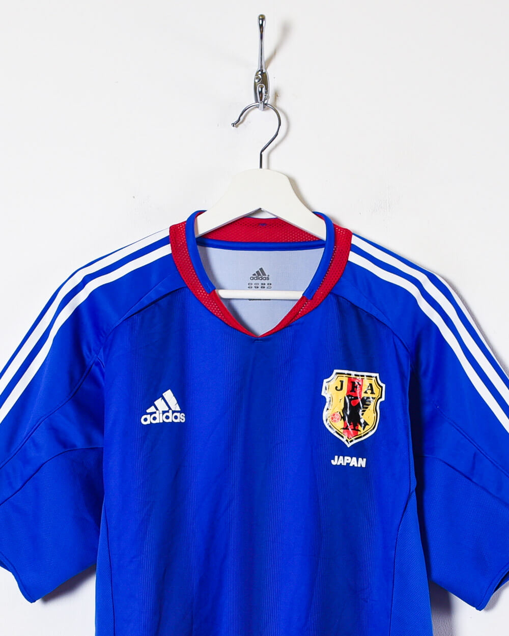 Blue Adidas Japan 2006/06 Home Football Shirt - Medium
