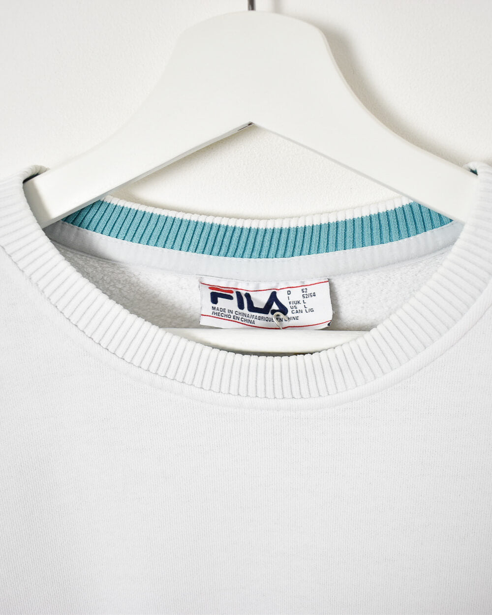 Fila Women's Sweatshirt - Large - Domno Vintage 90s, 80s, 00s Retro and Vintage Clothing 