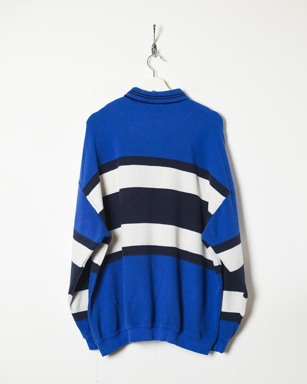 Blue Angelo Wrick Golf Collared Sweatshirt - X-Large