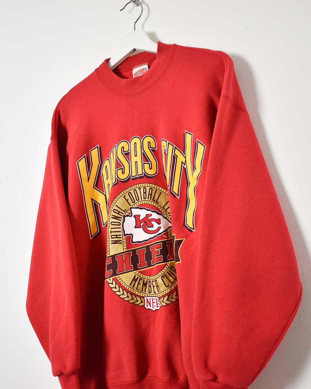 Nutmeg Mills Kansas City Chiffs NFL Sweatshirt - Large - Domno Vintage 90s, 80s, 00s Retro and Vintage Clothing 