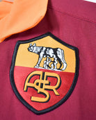 Maroon Kappa Roma 2012/13 Home Football Shirt - Medium