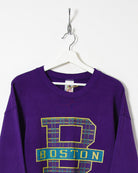Fruit of The Loom Boston Sweatshirt - Large - Domno Vintage 90s, 80s, 00s Retro and Vintage Clothing 
