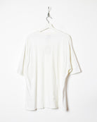 White Reebok T-Shirt - X-Large