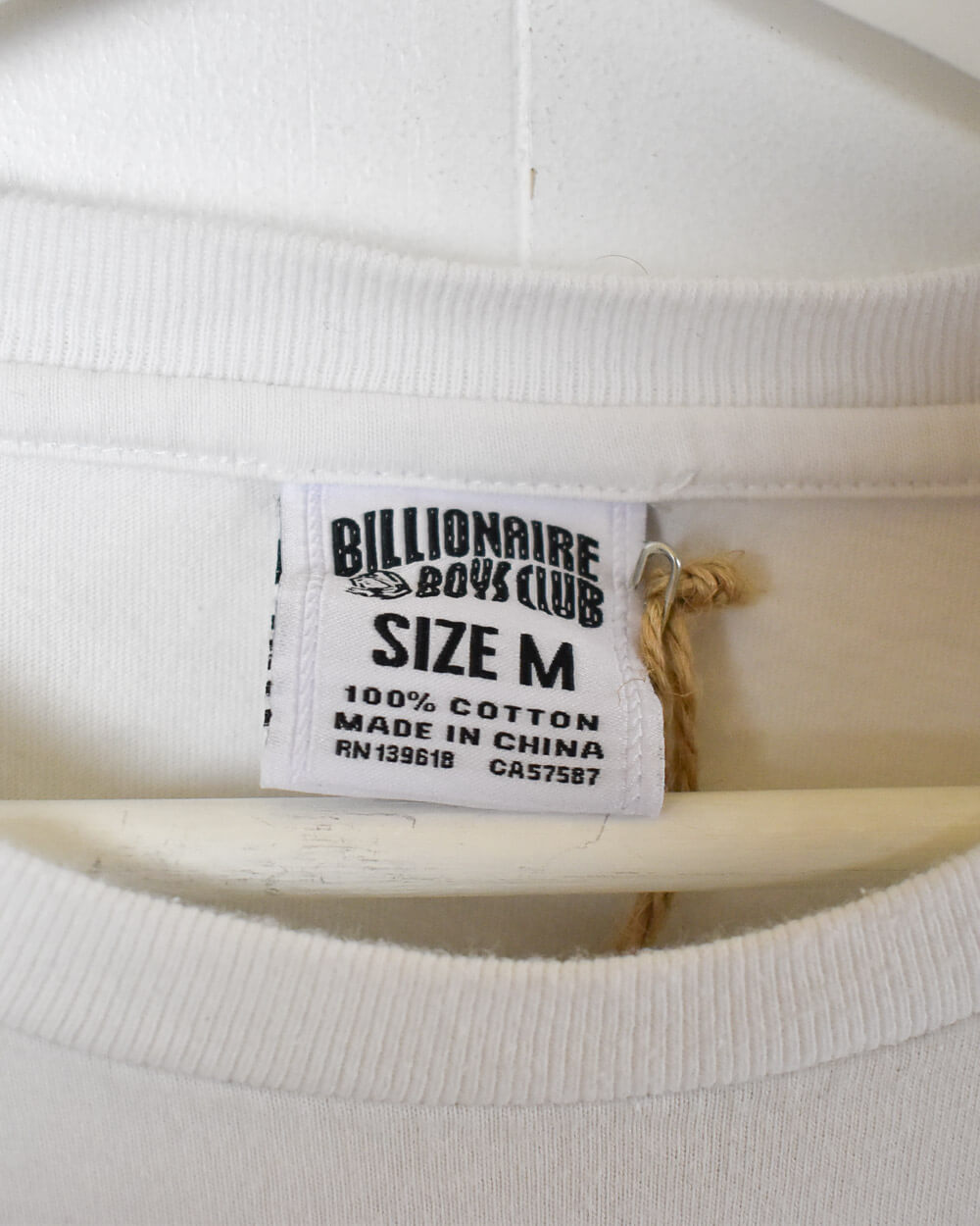 White Billionaire Boys Club Long Sleeved T-Shirt - Small