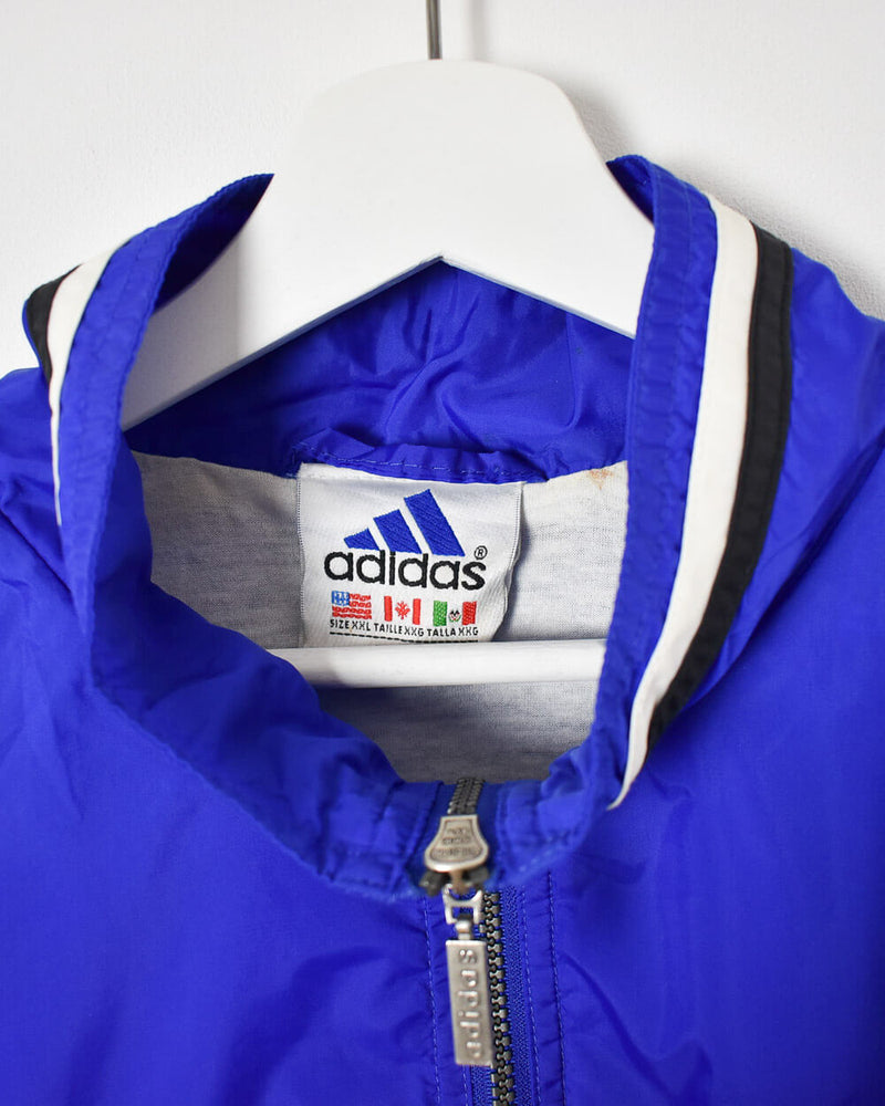 Adidas Windbreaker Jacket - XX-Large - Domno Vintage 90s, 80s, 00s Retro and Vintage Clothing 