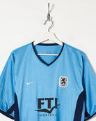 Blue Nike 1860 Munich 2001/02 Home Football Shirt - X-Large