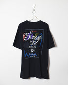 Black Stussy Graphic T-Shirt - X-Large