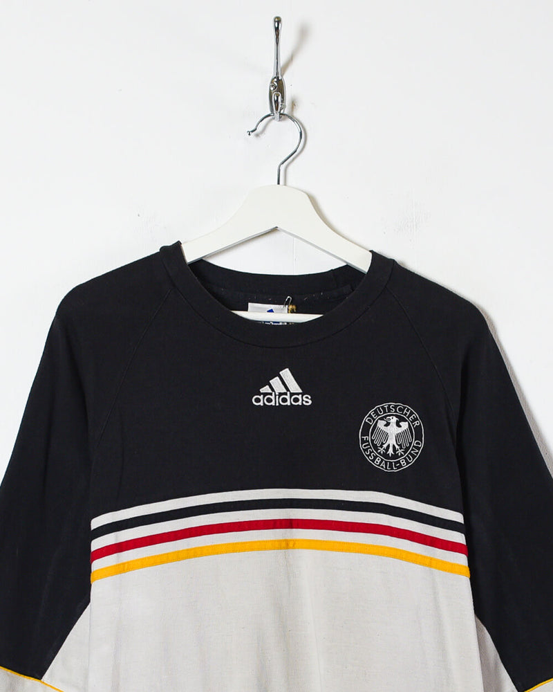 Politisk Kartofler Bortset Vintage 90s Black Adidas Germany 90s T-Shirt - XX-Large Cotton– Domno  Vintage