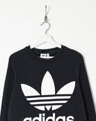 Black Adidas Women's Sweatshirt - Large