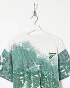 White Reebok T-Shirt - Medium