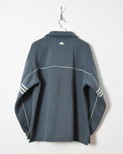 Adidas 1/4 Zip Sweatshirt - X-Large - Domno Vintage 90s, 80s, 00s Retro and Vintage Clothing 