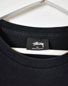 Black Stussy Graphic T-Shirt - X-Large