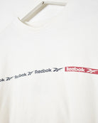 White Reebok T-Shirt - X-Large