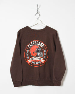 Vintage 80s Cotton Mix Brown Champion Cleveland Browns Sweatshirt